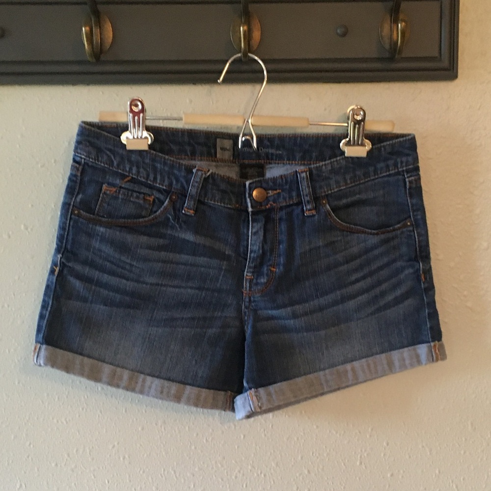Mossimo Denim Shorts with Rolled Hem